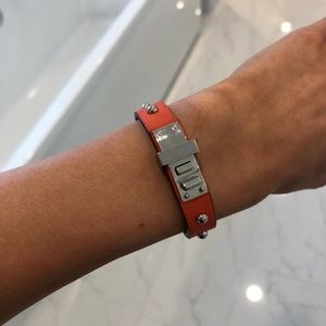 Hermes mini dog clous ronds bracelet